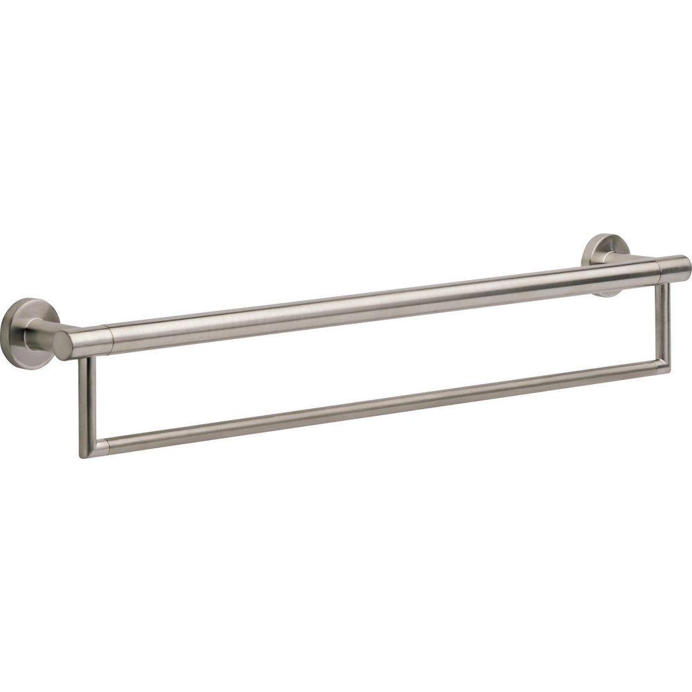 Delta Contemporary 24" Towel Bar With Assist Bar - Stainless