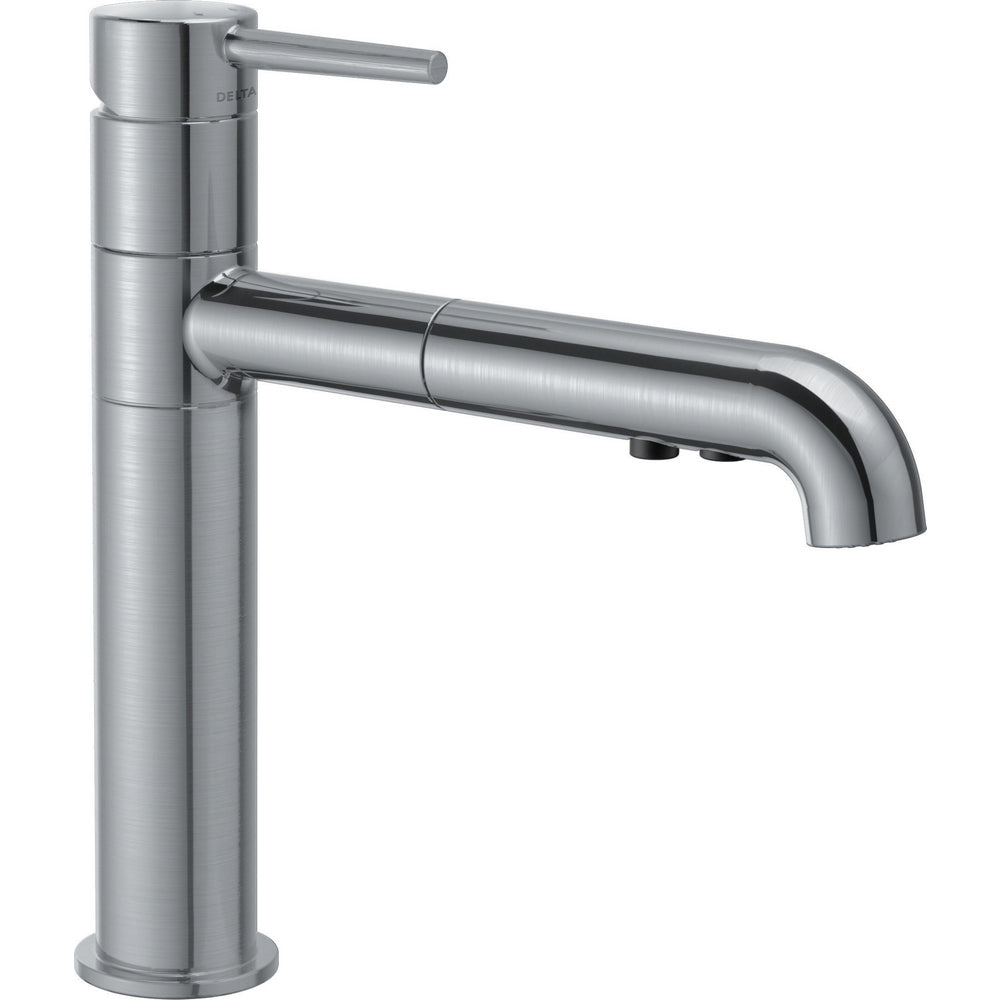 Delta Trinsic Pull Out Kitchen Faucet - Arctic Stainless