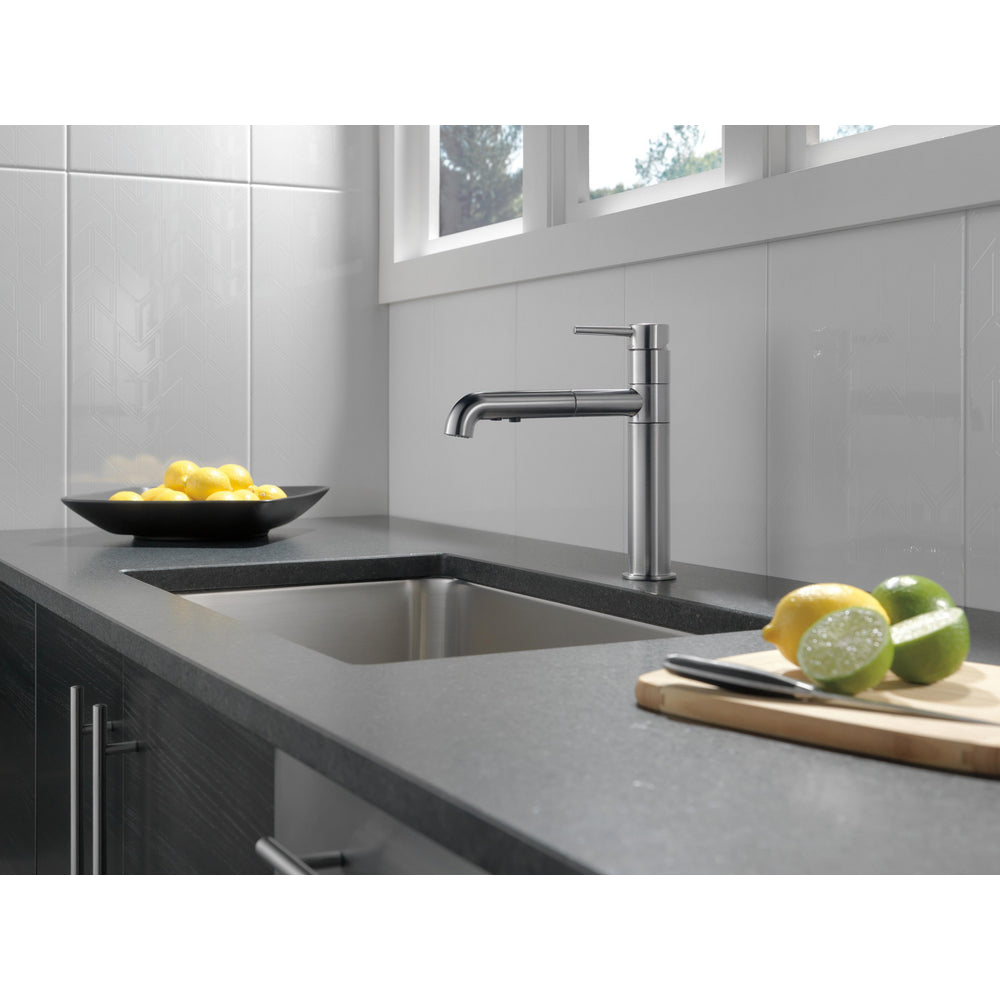 Delta Trinsic Pull Out Kitchen Faucet