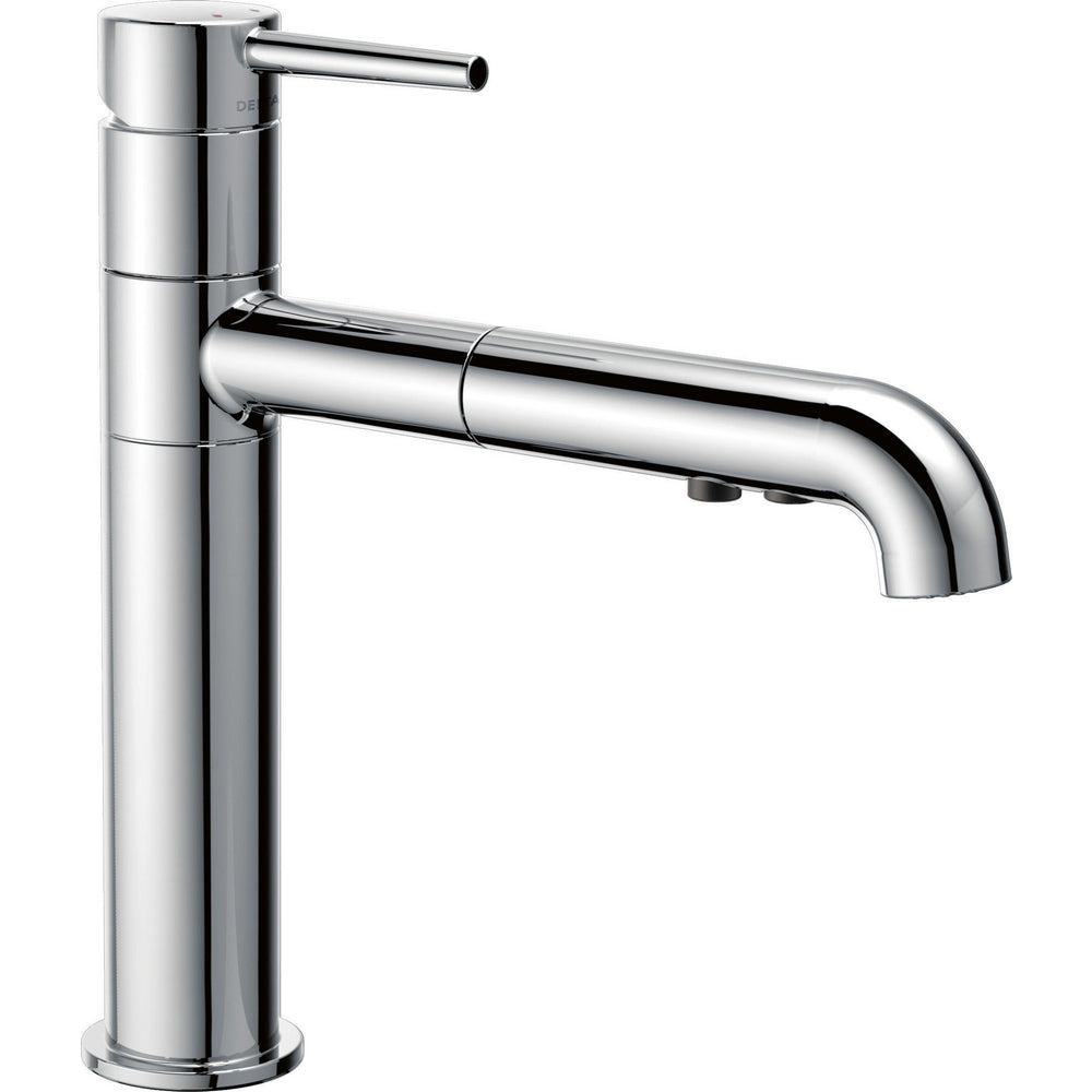 Delta Trinsic Pull Out Kitchen Faucet - Chrome