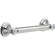 Delta Dorval Traditional 12" Decorative Grab Bar - Chrome