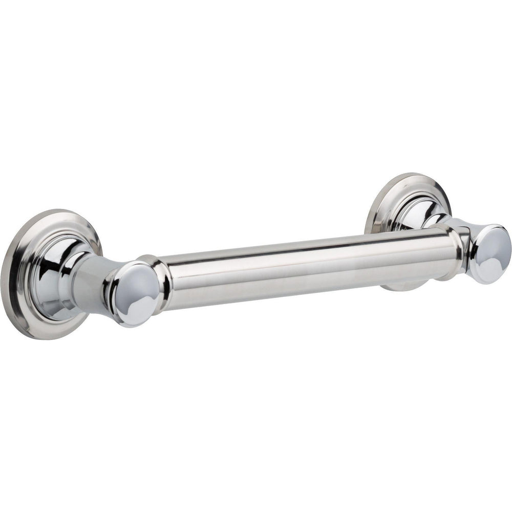 Delta Dorval Traditional 12" Decorative Grab Bar - Chrome