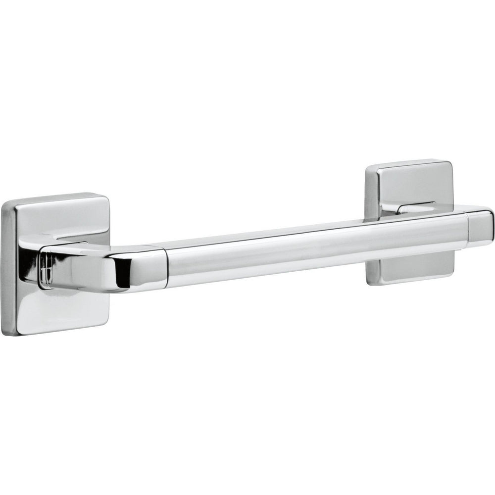 Delta Angular Modern 12" Decorative Grab Bar - Chrome