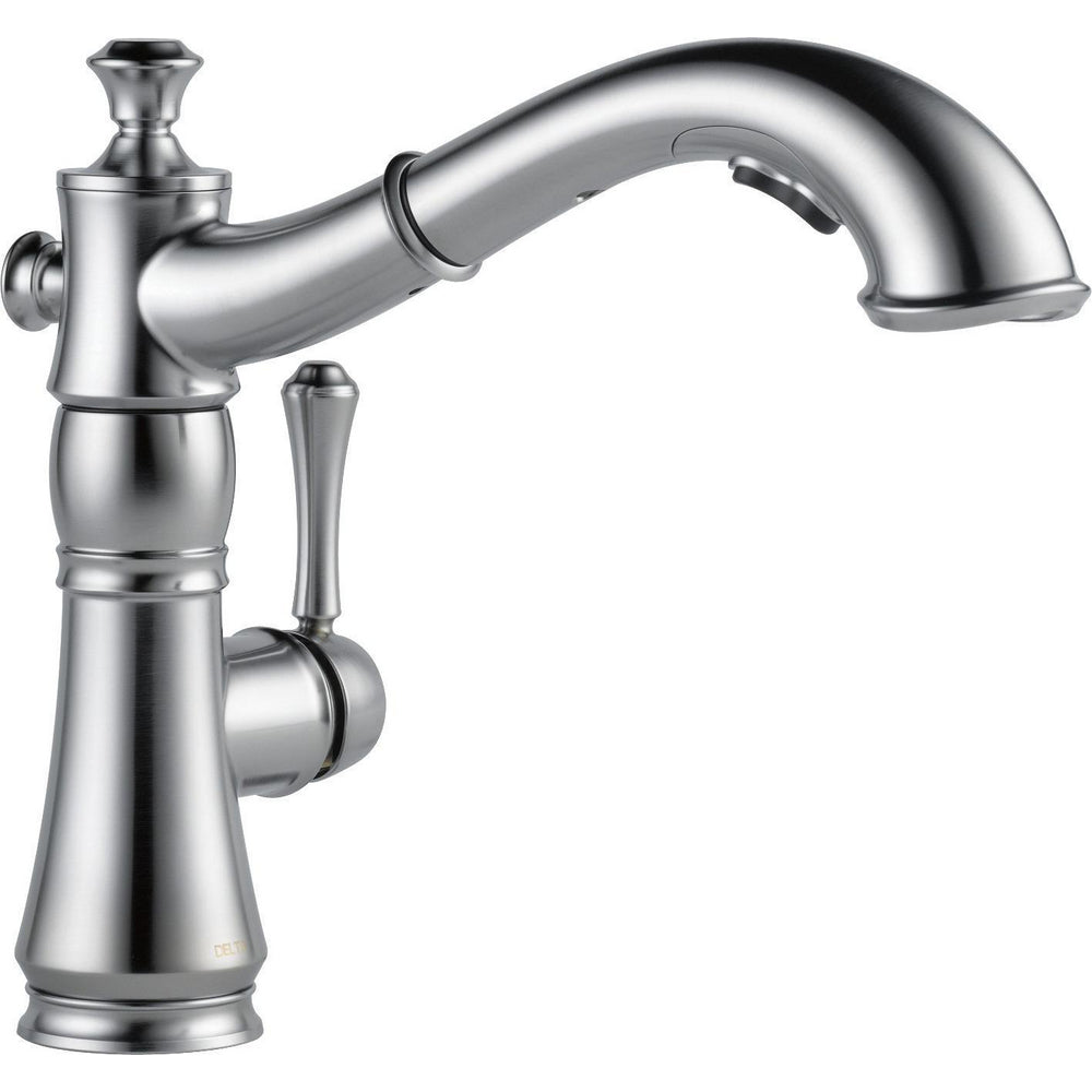 Delta Cassidy Single Handle Pull-Out Kitchen Faucet - Arctic Stainless