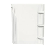 42 x 72 in. Acrylic Direct-to-Stud Back Wall in White - Plumbing Market