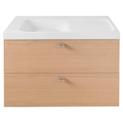 DXV Modulus 36 in. Two-Drawer Single Vanity Only in Natural Oak (D19075036LH.414)