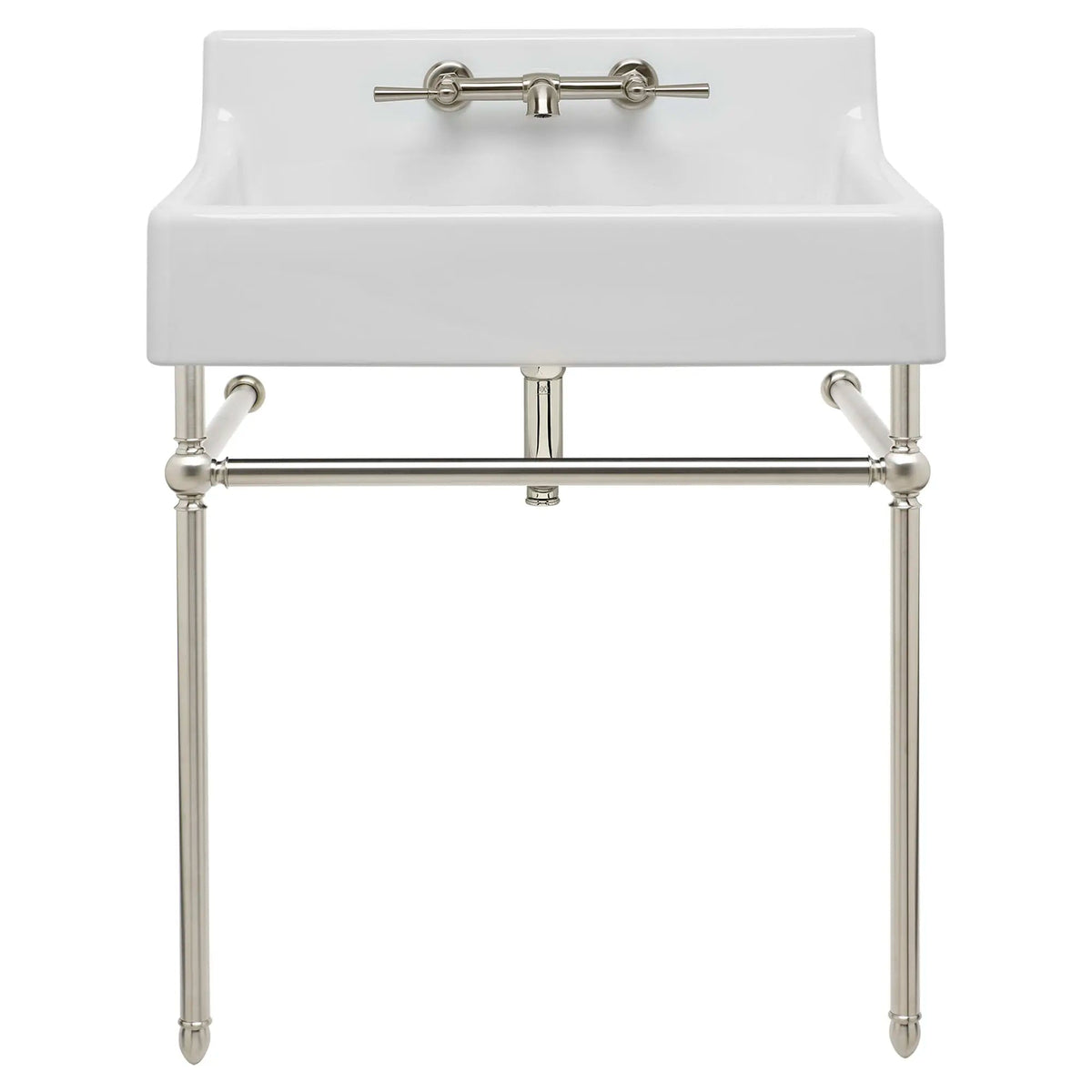 DXV Oak Hill 24 in. Console Legs in Brushed Nickel (D21411024.144)