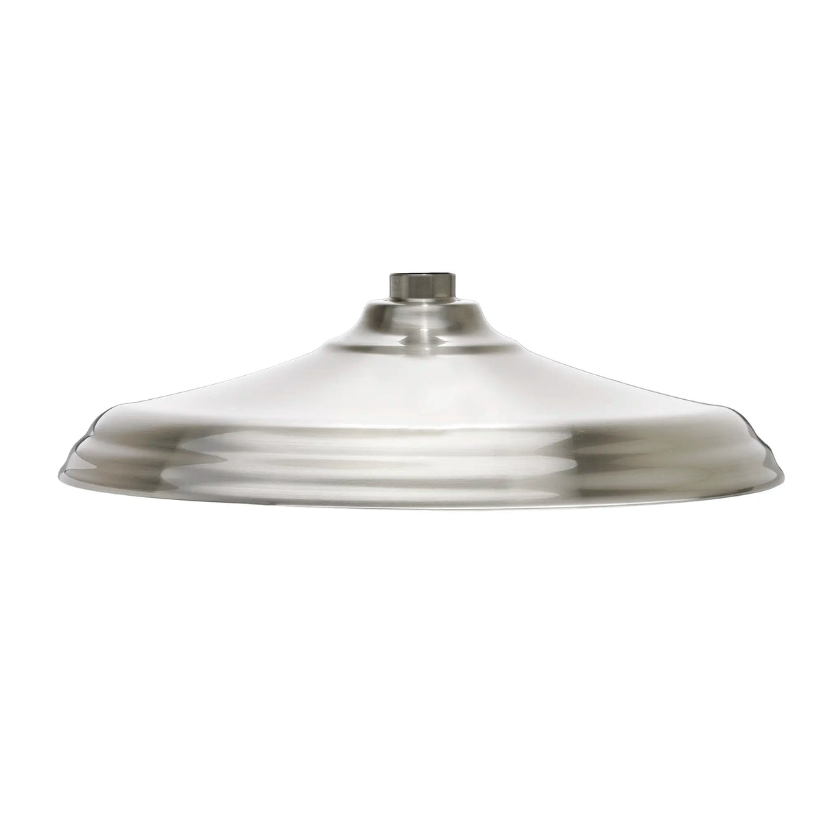 DXV Traditional Single Function 10 in. Round Rain Can Showerhead in Brushed Nickel (D35700110.144)