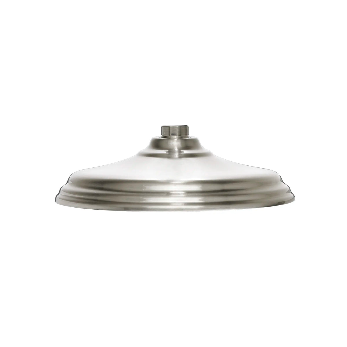 DXV Traditional Single Function 8 in. Round Rain Can Showerhead in Brushed Nickel (D3570010C.144)