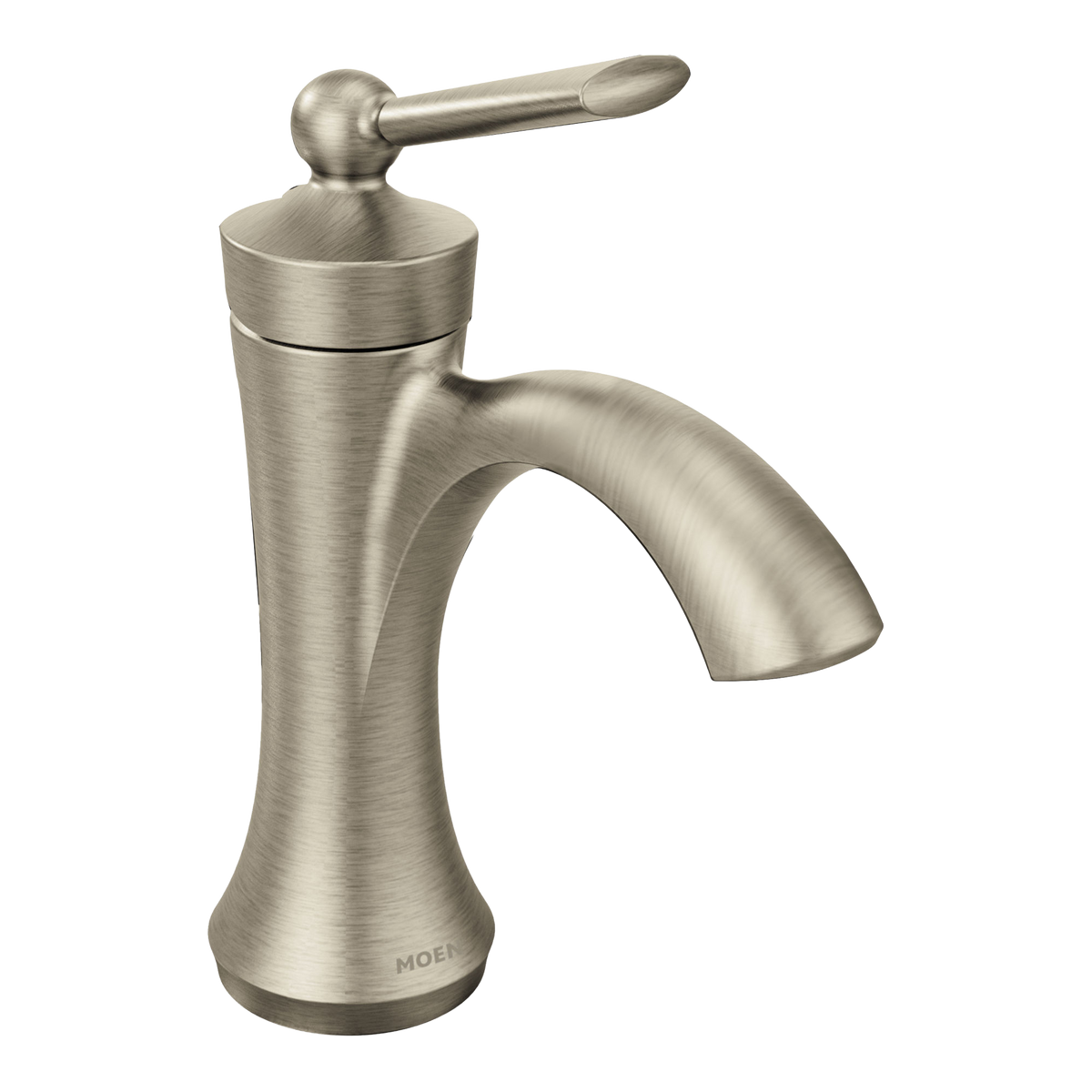 Moen Wynford Single-Handle High-Arc Bathroom Faucet 4500 in Brushed Nickel (4500BN)