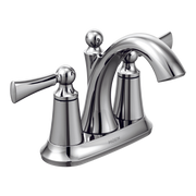 Moen Wynford Two-Handle High-Arc Bathroom Faucet 4505 in Chrome (4505)