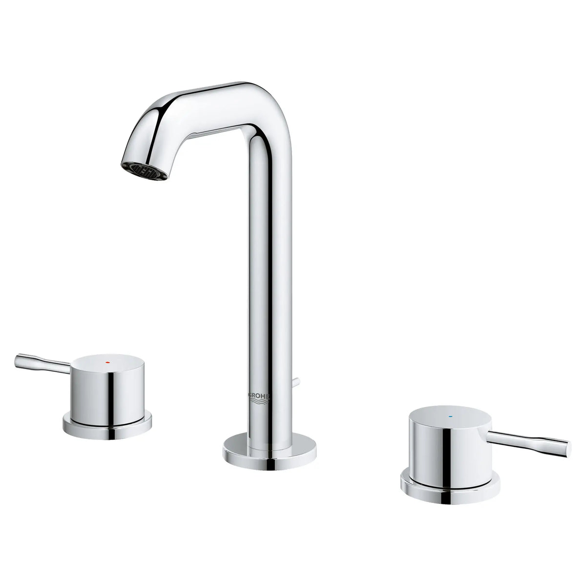 Grohe ESSENCE NEW 2HDL BASIN 3-H U-SPOUT US  Chrome 2029700A - StarLight Chrome