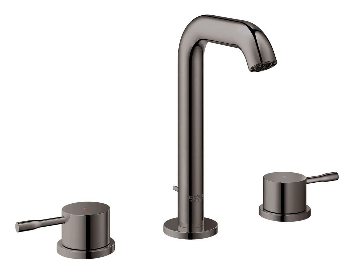 Grohe ESSENCE NEW 2HDL BASIN 3-H U-SPOUT US  Hard Graphite 20297A0A - Hard Graphite