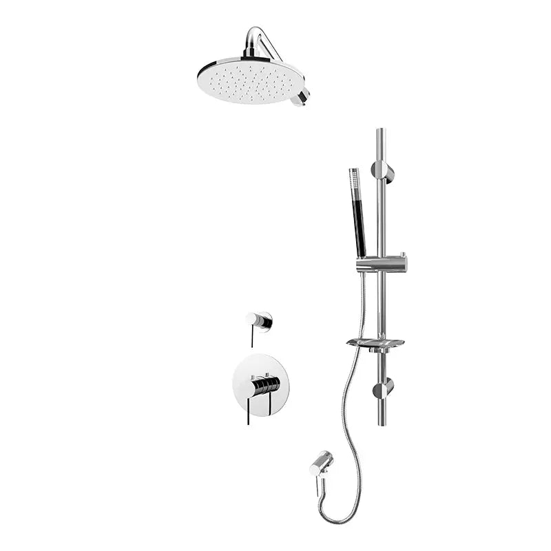 Rubi Kronos 3/4’’ Therm. Shower Set Chrome Ceiling Mount RKR911-1CC - Plumbing Market