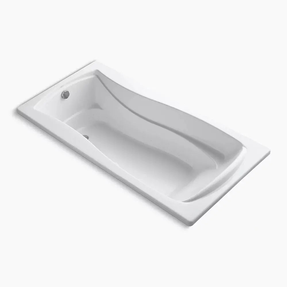 Kohler Mariposa 72-1/4" x 36-1/4" drop-in Heated BubbleMassage air bath with Bask heated surface K-1257-GHW-0 - Plumbing Market