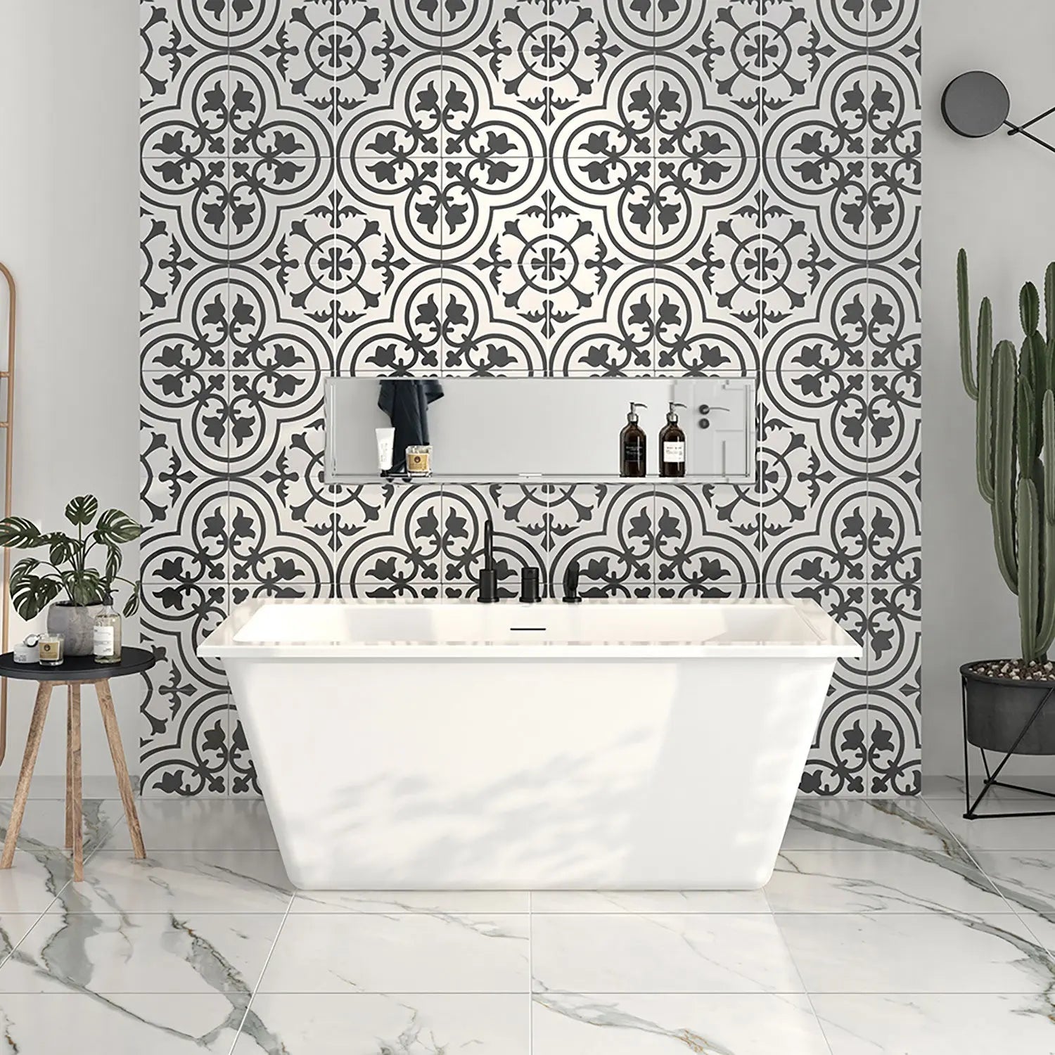 Zitta Bathtub Simplo 2.0 freestanding white 59 3/4" x 31 3/4" x 23 3/4", integrated overflow, acrylic, Zitta collection TS26032FA001 - Plumbing Market
