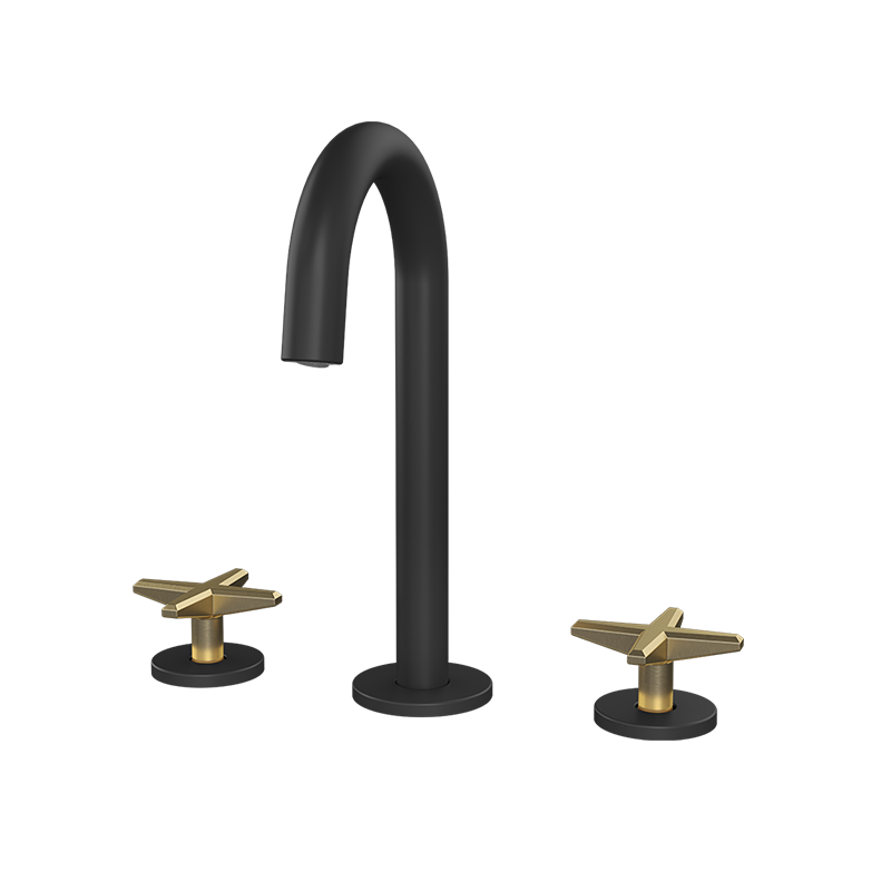 Rubi Lexa 8" Widespread Bathroom Faucet Without Drain RLX18WD