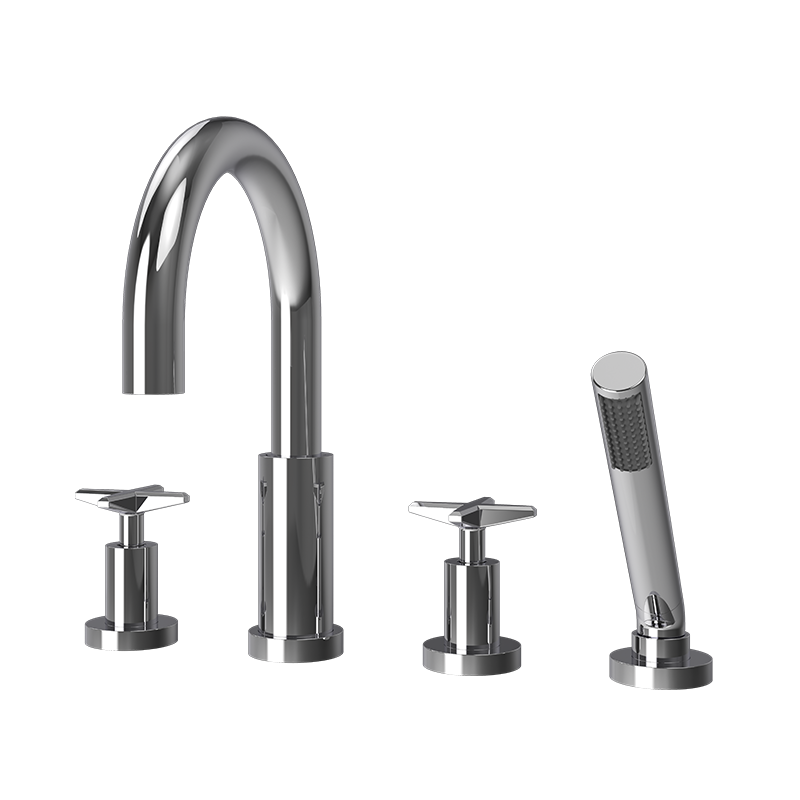 Rubi Lexa 4-Piece Bath Faucet Chrome RLX24CC