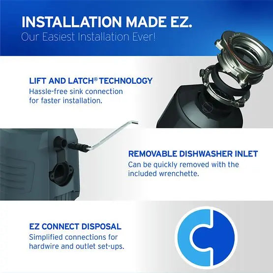 Insinkerator Pro Cover Control Garbage Disposer 3-Stage With 3/4hp - Plumbing Market
