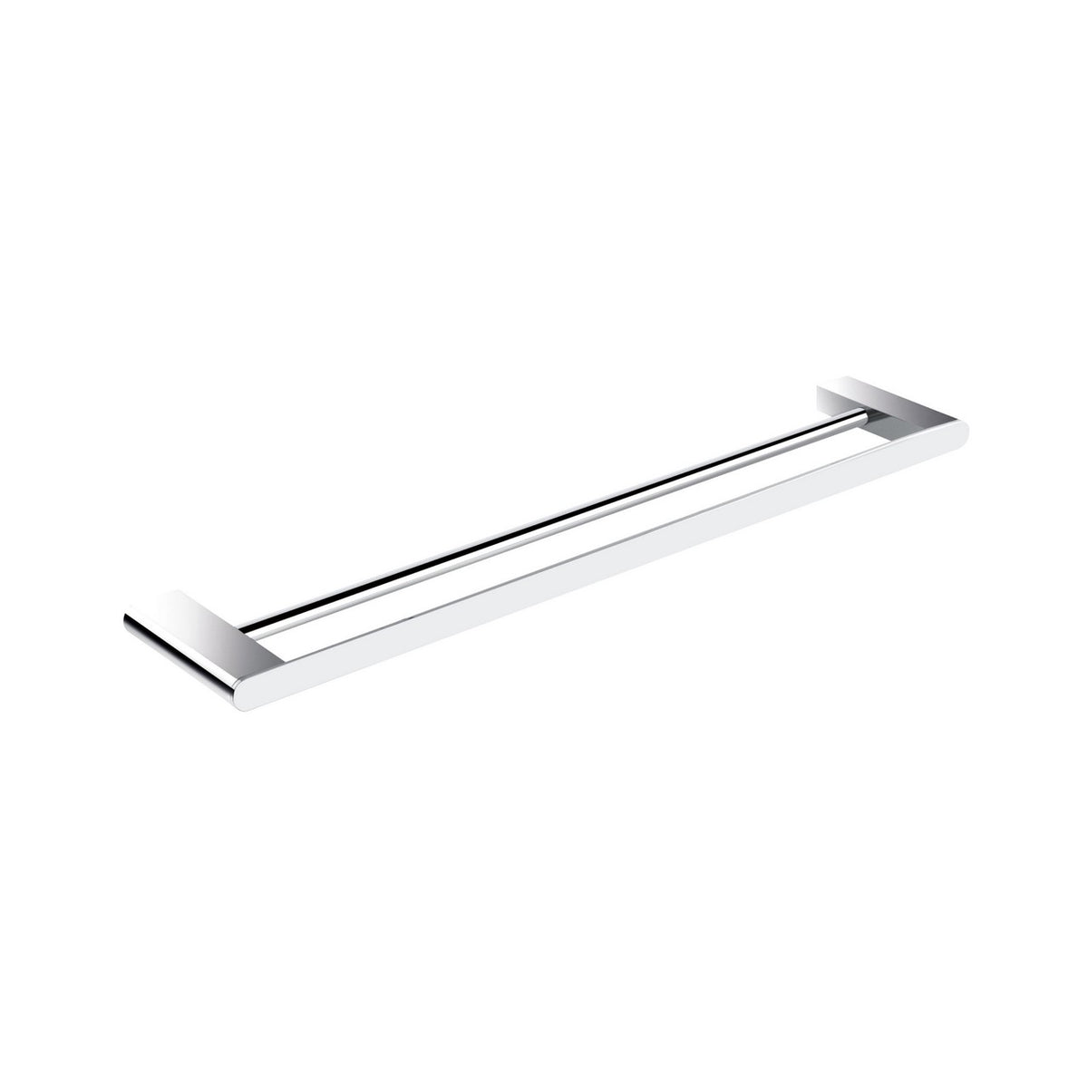 Kube Bath Aqua Chiaro by KubeBath 24" Double Towel Bar - Chrome (5024D)