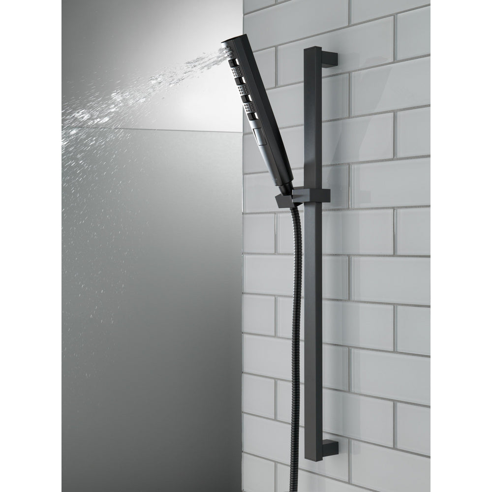 Delta Zura Multi-Function Hand Shower With Wall Bar - Matte Black