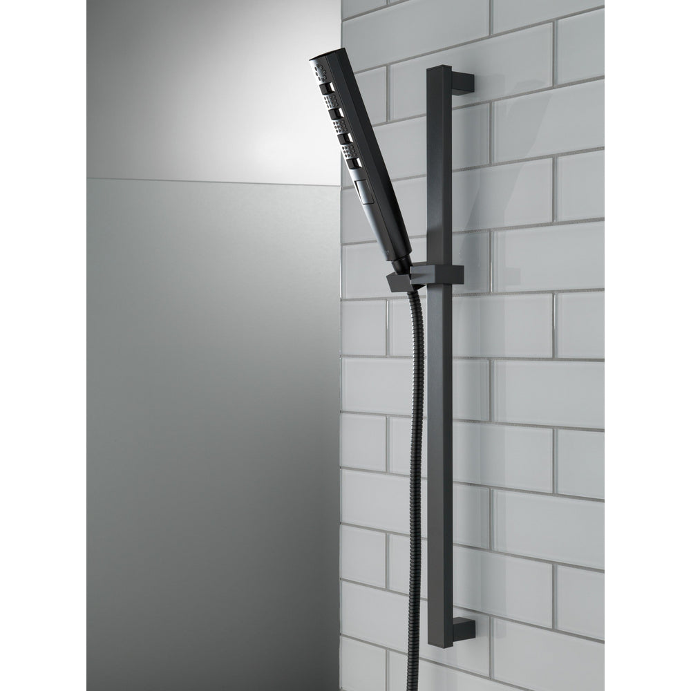 Delta Zura Multi-Function Hand Shower With Wall Bar - Matte Black