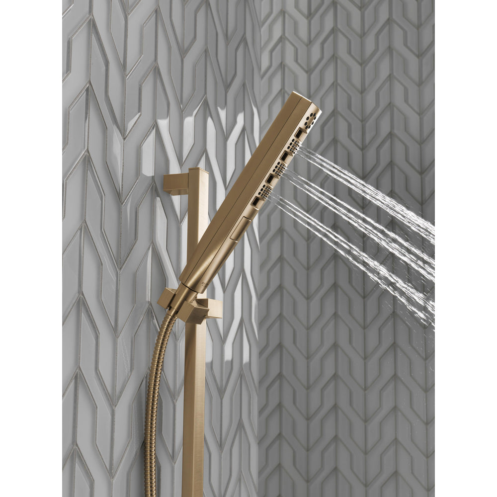 Delta Zura Multi-Function Hand Shower With Wall Bar - Champagne Bronze