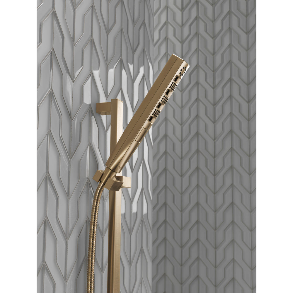 Delta Zura Multi-Function Hand Shower With Wall Bar - Champagne Bronze