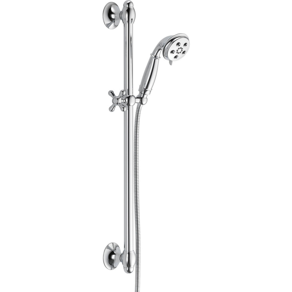 Delta Cassidy Slide Bar Handswr Round Trad. 3 Setting - Chrome