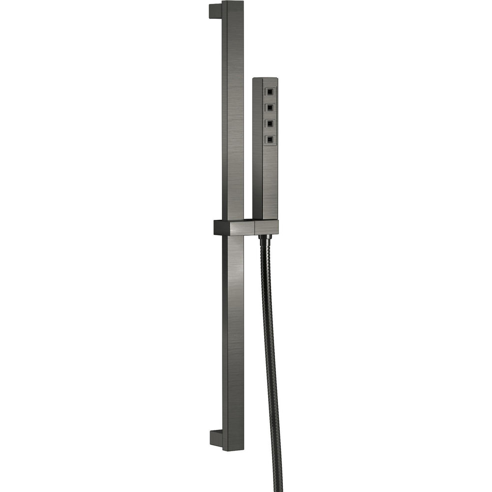 Delta Slide Bar H2Okinetic Handshower - Black Stainless