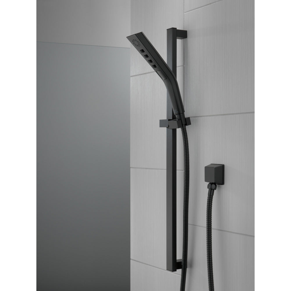 Delta Pivotal 3-Setting H2Okinetic Slide Bar Handshower - Matte Black