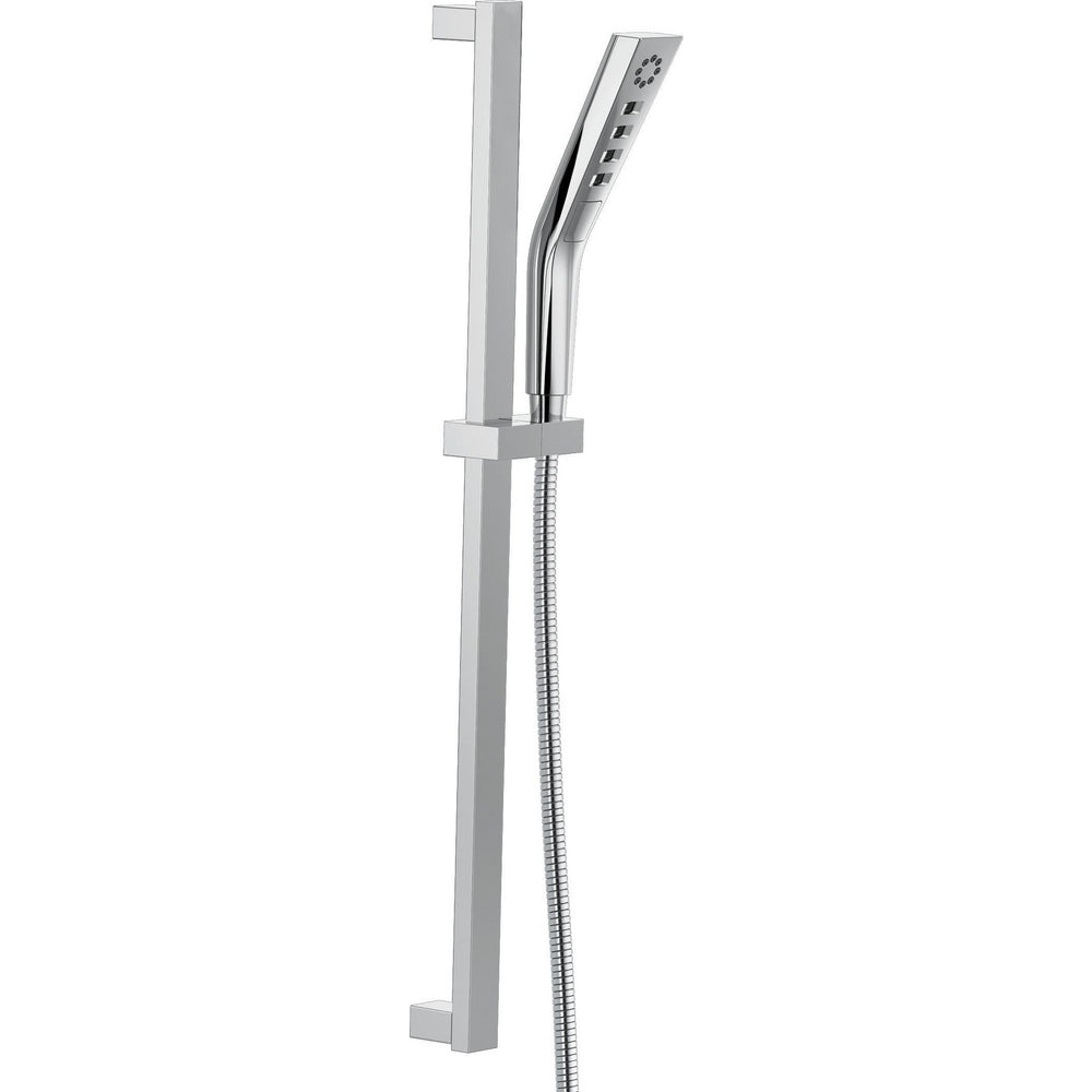 Delta Pivotal 3-Setting H2Okinetic Slide Bar Handshower - Chrome