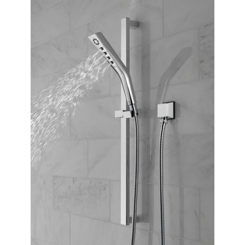 Delta Pivotal 3-Setting H2Okinetic Slide Bar Handshower - Chrome