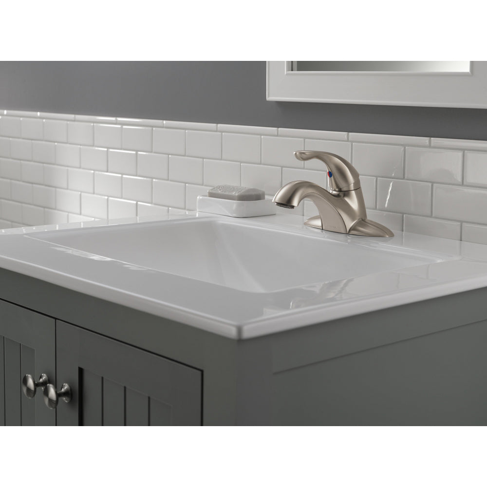 Delta Classic Centerset Bath Faucet Single Handle - Stainless