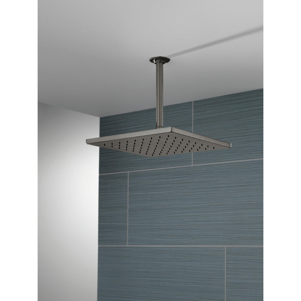 Delta Raincan Single-Setting 12" Metal 52159 - Black Stainless