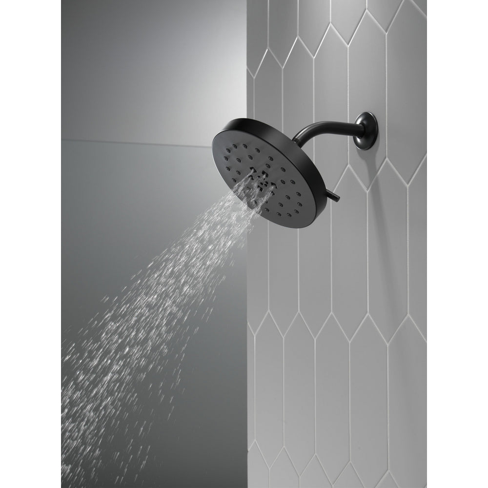 Delta H2Okinetic 4-Setting Shower Head 52488 - Matte Black