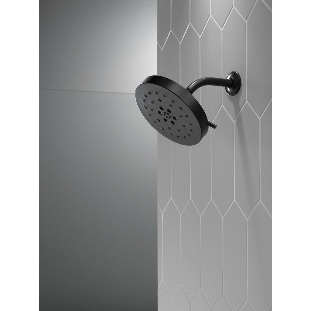 Delta H2Okinetic 4-Setting Shower Head 52488 - Matte Black