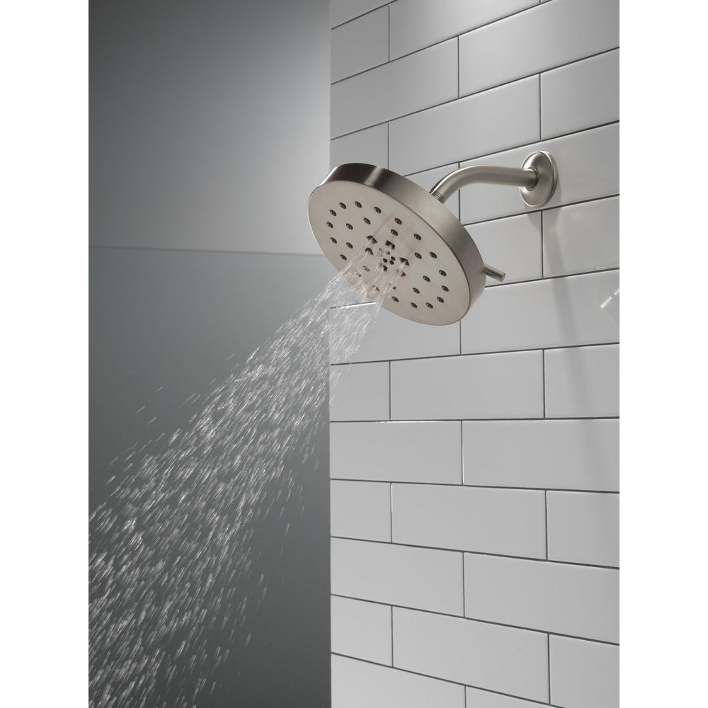 Delta H2Okinetic 4-Setting Shower Head 52488 - Stainless