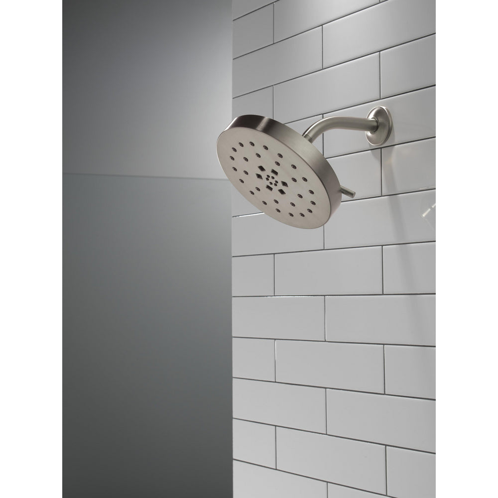 Delta H2Okinetic 4-Setting Shower Head 52488 - Stainless