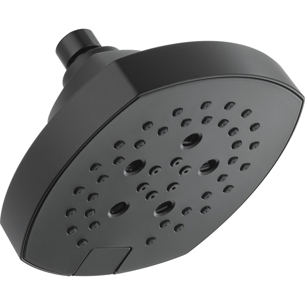 Delta Stryke 5-Setting H2Okinetic Shower Head - Matte Black