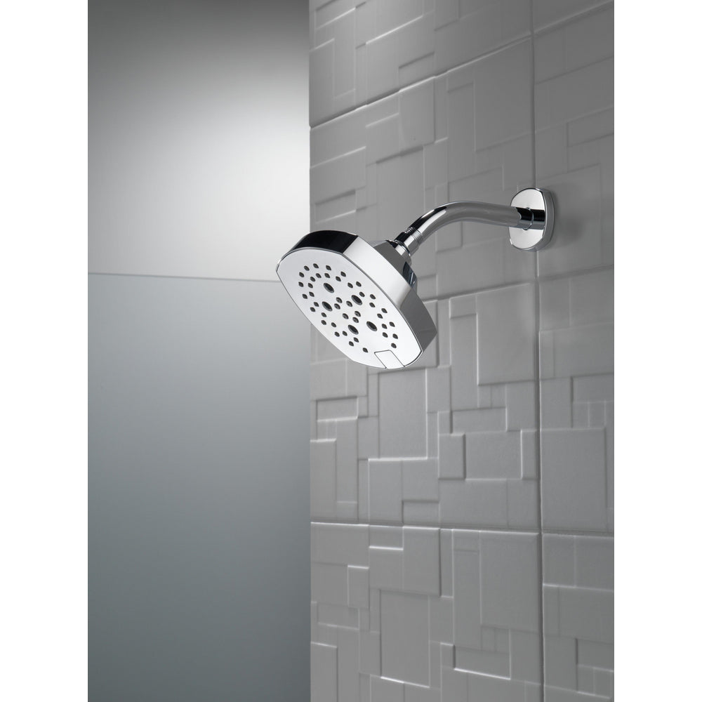 Delta Stryke Lumicoat 5-Setting H2Okinetic Shower Head