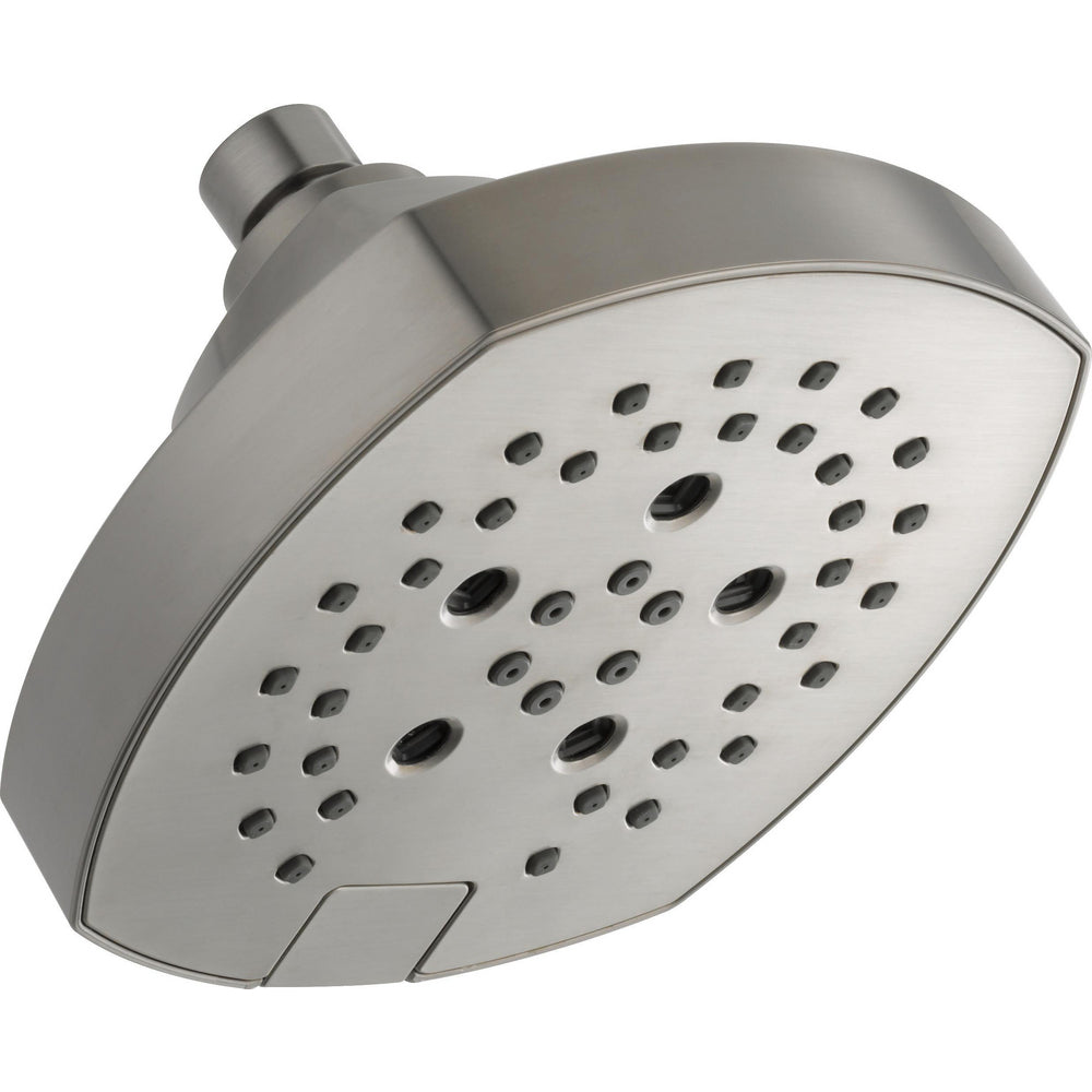 Delta Stryke Lumicoat 5-Setting H2Okinetic Shower Head - Stainless Steel