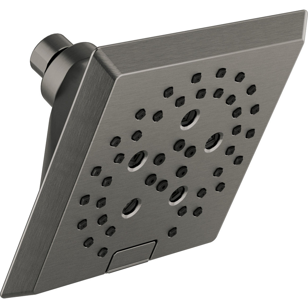 Delta 5-Setting H2Okinetic Ang Mod Raincan - Black Stainless