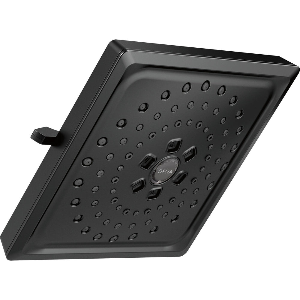 Delta 3 Function H2Okinetics Square Raincan - Matte Black