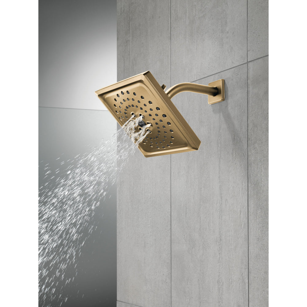 Delta 3 Function H2Okinetics Square Raincan - Champagne Bronze