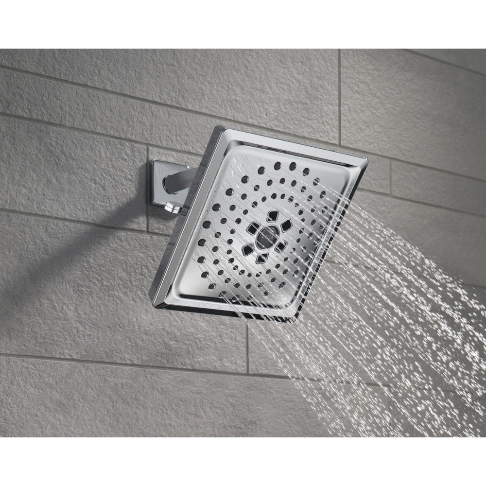 Delta 3 Function H2Okinetics Square Raincan - Chrome