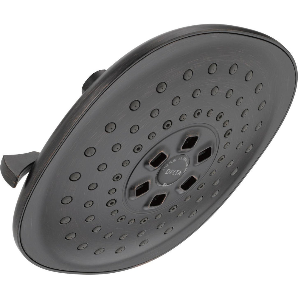 Delta 3 Setting H2Okinetics Contemporary Raincan Showerheads - Venetian Bronze