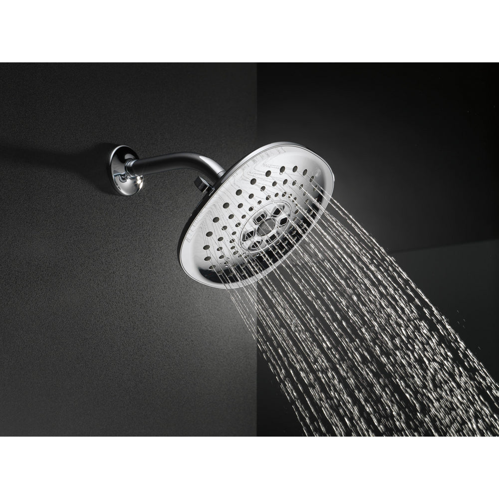 Delta 3 Setting H2Okinetics Contemporary Raincan Showerheads - Chrome