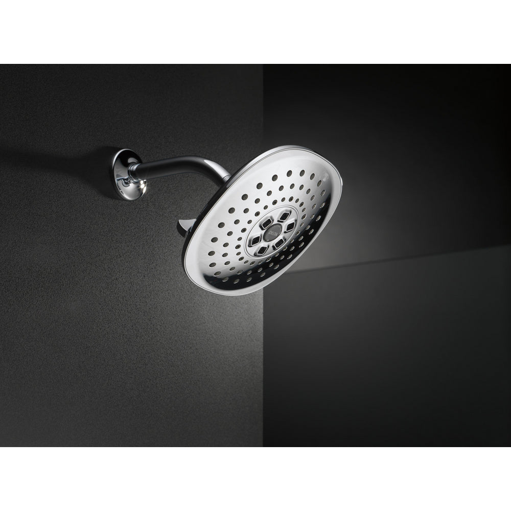 Delta 3 Setting H2Okinetics Contemporary Raincan Showerheads - Chrome
