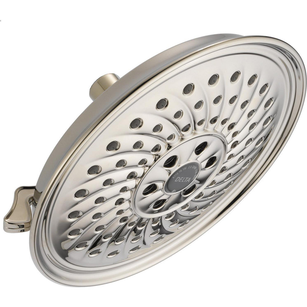 Delta 3 Setting H2Okinetics Traditional Raincan Showerheads - Polished Nickel